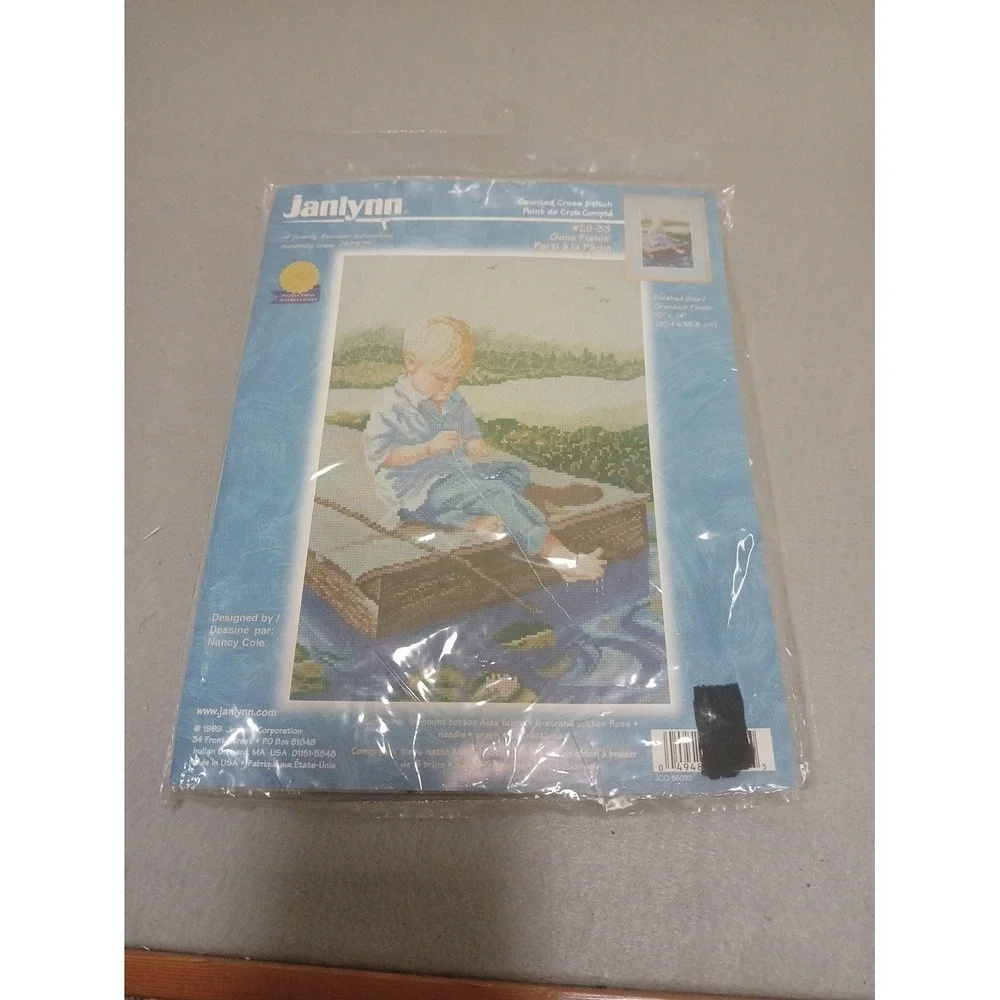 Janlynn Seashore Fun Counted Cross Stitch Kit-13.75